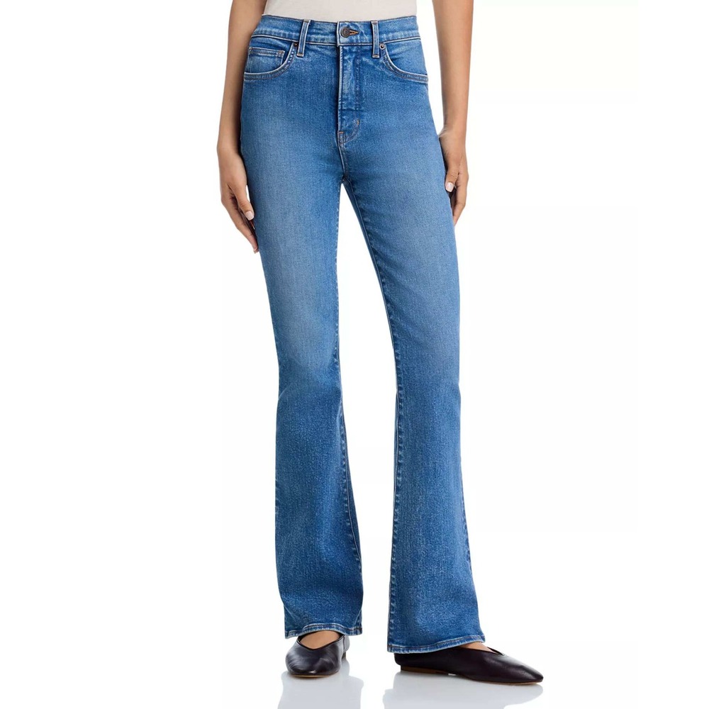 Veronica Beard Beverly Loafer High Rise Skinny Flare Jeans Size 26
